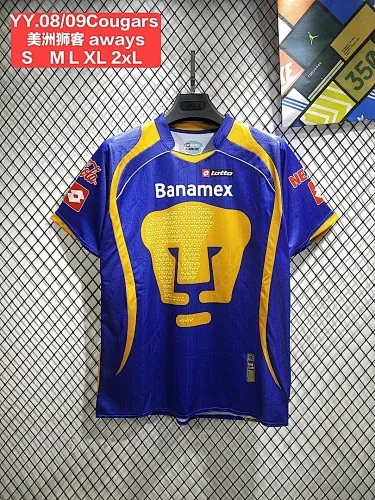 08-09 Pumas Away Retro Soccer Jerseys