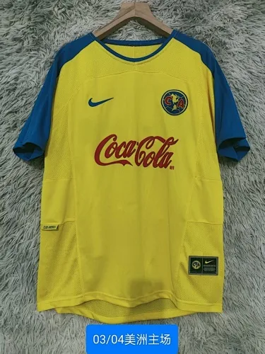 03-04 Club America Home Retro Soccer Jerseys