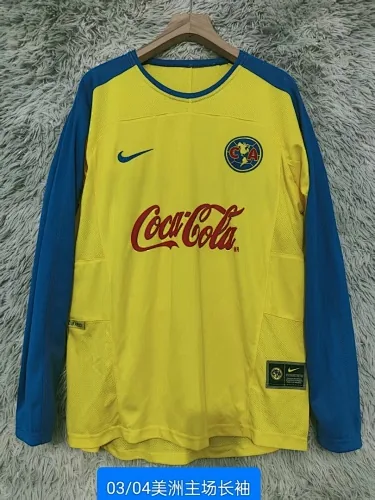 03-04 Club America Home Retro Soccer Jerseys