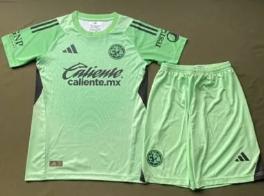 25-26 Club America Goalkeeper Kids Soccer Jerseys