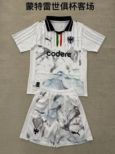 25-26 Monterrey Goalkeeper Kids Soccer Jerseys