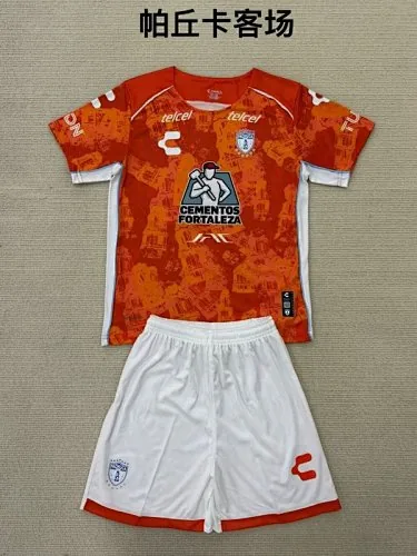 25-26 Pachuca Away Kids Soccer Jerseys
