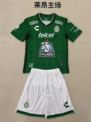 25-26 Leon Home Kids Soccer Jerseys