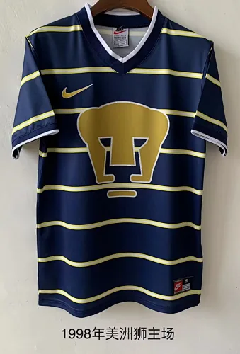 1998 Pumas Home Retro Soccer Jerseys