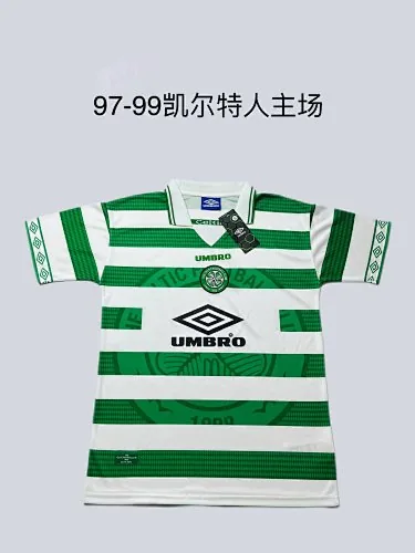 1997/99 Celtic Home Retro Soccer Jerseys