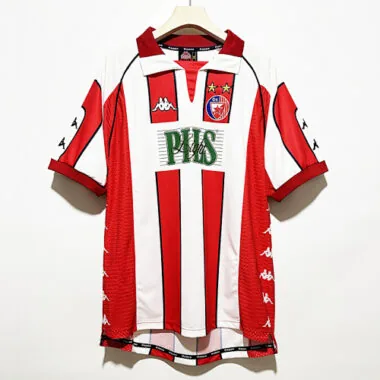 1999/01 Red Star Belgrade Home Retro Soccer Jerseys