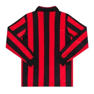 1989/90 AC Milan Home Retro Long Sleeve Soccer Jerseys album image 2