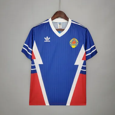 1990 Yugoslavia Home Retro Soccer Jerseys