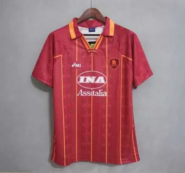 96/97 Roman Home Retro Soccer Jerseys
