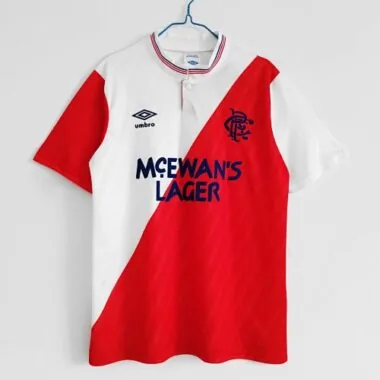 87/88 Rangers Away Retro Soccer Jerseys