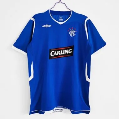 08/09 Rangers Home Retro Soccer Jerseys