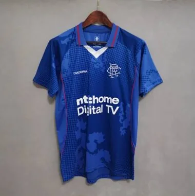 02/03 Ranger Home Retro Soccer Jerseys