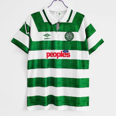 91/92 Celtic Home Retro Soccer Jerseys