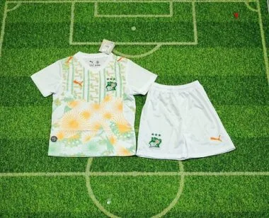 2026 Cote d Ivoire Away Kids Soccer Jerseys