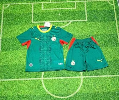 2026 Senegal uitwedstrijd-voetbalshirts voor kinderen