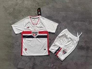 26-27 Sao Paulo Home Kids Soccer Jerseys