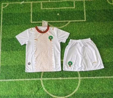 2026 Morocco Away Kids Soccer Jerseys