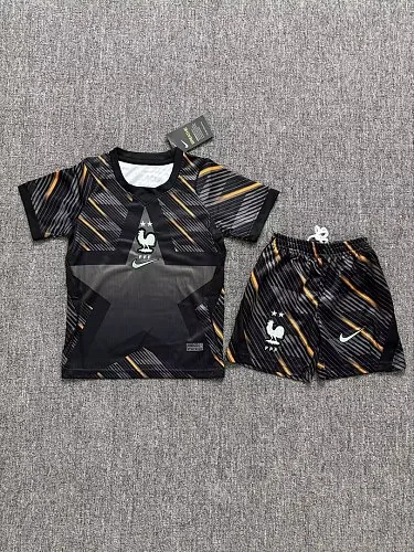 26-27 France Goalkeeper Kids Soccer Jerseys