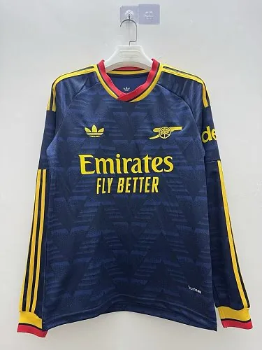 26-27 Arsenal Away Long Sleeve Soccer Jerseys