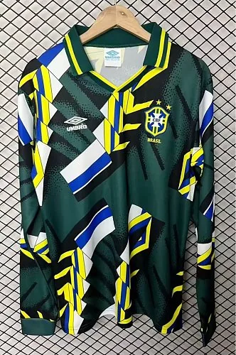26–27 Brasilien Torwart-Retro-Fußballtrikots