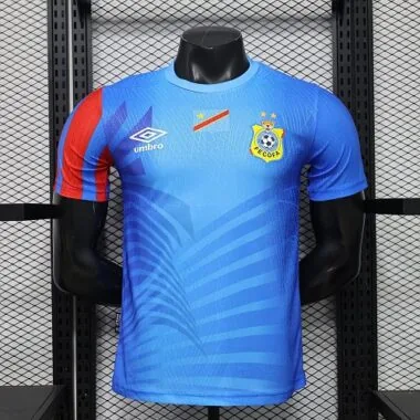 Camisetas de fútbol de la selección del Congo, versión para jugadores, del 26 al 27