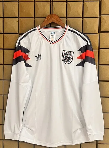1990 England Retro Soccer Jerseys
