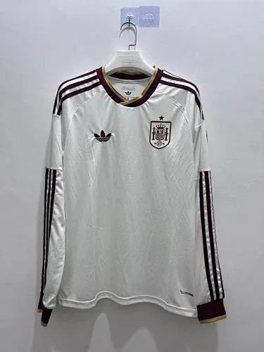 2026 Spain Away Long Sleeve Soccer Jerseys