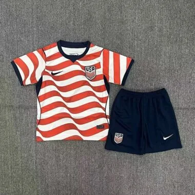 26-27 USA Home Kids Soccer Jerseys