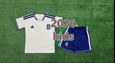 Image 3 de l’album 2026 Greece Home Kids Soccer Jerseys