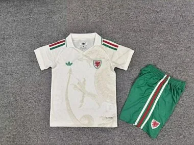 26-27 Welsh Away Kids Soccer Jerseys