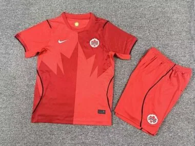 26-27 Canada Home Kids Soccer Jerseys