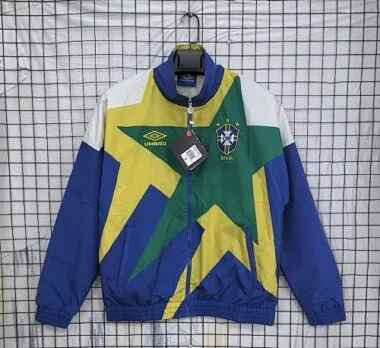 1993 Brazil Retro Windbreaker Jackets