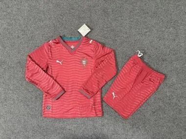 26-27 Portugal Home Kids Soccer Jerseys