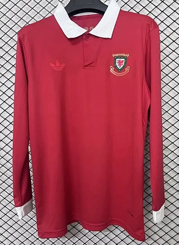 26-27 Welsh Long Sleeve Soccer Jerseys