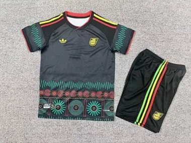 26-27 Jamaica uitwedstrijd voetbalshirts voor kinderen