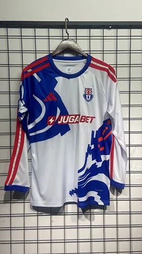 26-27 Universidad de Chile Home Long Sleeve Soccer Jerseys