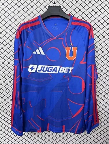 26-27 Universidad de Chile Home Long Sleeve Soccer Jerseys