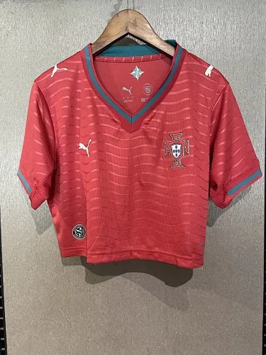 2026 Portugal Home Woman Soccer Jerseys