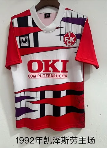 1992 Kaiserslautern Home Retro Soccer Jerseys