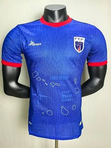 2026 Cape Verde Home Player Version Soccer Jerseys