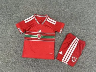 25-26 Welsh Home Kids Soccer Jerseys