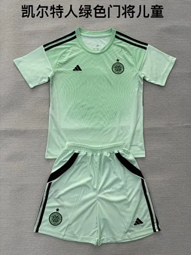 25-26 Celtic Goalkeeper Kids Soccer Jerseys