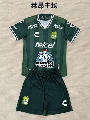 25-26 León Adults And Youth Home Soccer Jerseys