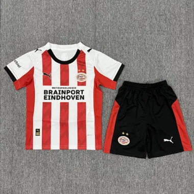25-26 Eindhoven Home Kids Soccer Jerseys