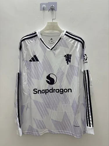 25-26 Man United Away Long Sleeve Soccer Jerseys