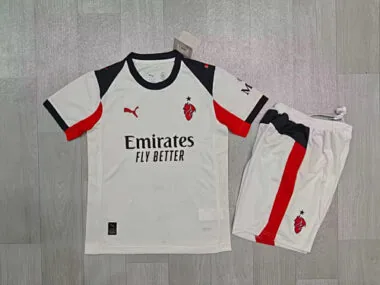 25-26 AC Milan Away Kids Soccer Jerseys