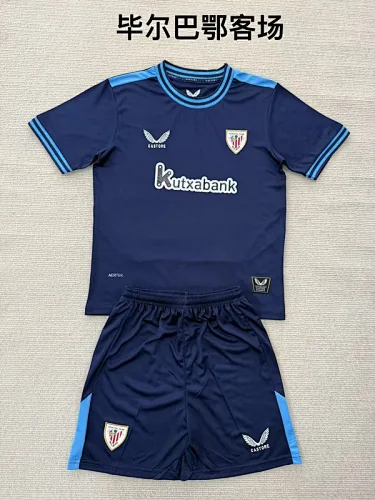 25–26 Athletic Bilbao Auswärts-Fußballtrikots für Kinder
