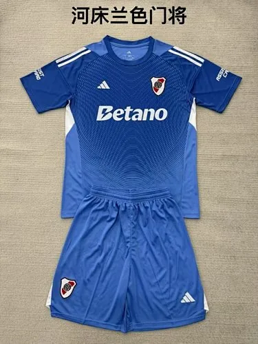 25-26 River Plate Goalkeeper Kids Soccer Jerseys