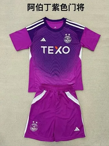 25-26 Aberdeen Goalkeeper Kids Soccer Jerseys