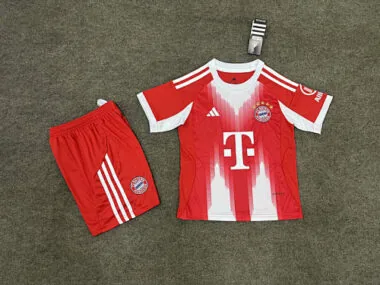 25-26 Bayern Home Kids Soccer Jerseys